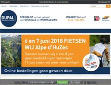 Tablet Screenshot of dupalshop.nl
